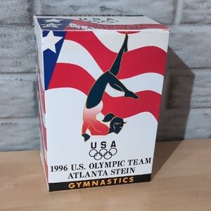 Budweiser Red White Blue USA Gymnastics Atlanta Stein Box